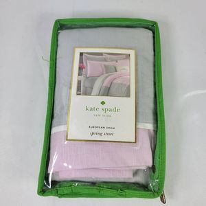 NEW in Package Kate Spade European Sham Spring Street Sweet Lilac